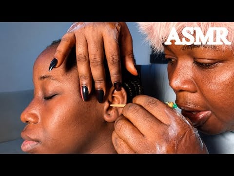 ASMR✨Deep Ear Cleaning Sounds | Soft Whispers, Nose Cleaning & Gentle Scalp Scraping