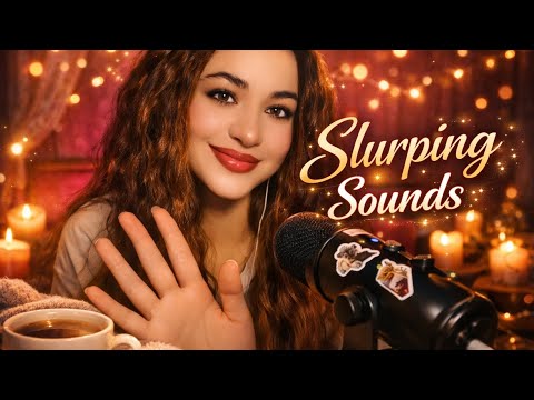 Asmr| soft Slurping mouth sounds| Асмр Слёрпинг прихлебывание 