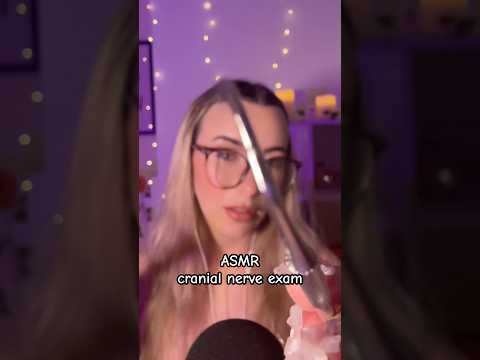 ASMR cranial nerve exam part 2 👩🏼‍⚕️ #asmrmedicalroleplay #asmrdoctor