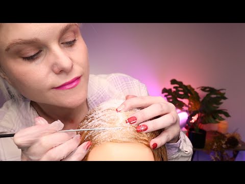 Satisfying ASMR Scalp Check, Dandruff Removal & Treatment