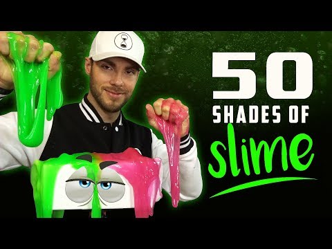 ASMR 50 SHADES OF SLIME | Slippery. Sticky. Satisfying.