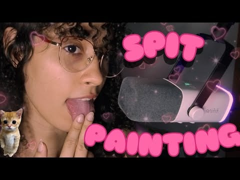 ASMR Spit Painting Suave Pra Quem Precisa Dormir Bem ☺️