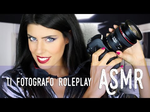 ASMR ita - 📸 LA TUA FOTOGRAFA TI SCATTA UN BOOK • Roleplay (Soft Spoken)