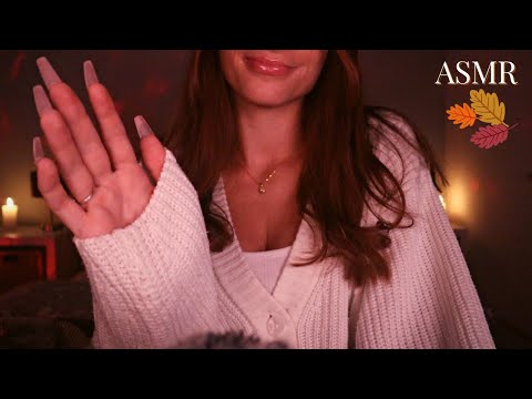 ASMR | Deep Sleep Hypnosis (Hand Movements, Focus Triggers, Fabric Scratching, Visualizations)🍂💤