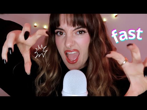 ASMR FR | FAST & AGRESSIVE avec des faux ongles 💥😮