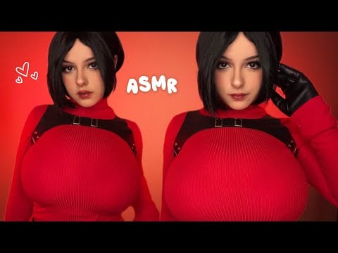 ₊˚⊹♡ ADA WONG TE INTERROGA BEM DE PERTINHO... VOCÊ AGUENTA? 😳💤 ASMR 4K