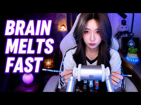 ASMR Most Brain Melting 3Dio Ear Spa Triggers 🤤 99.9% Sleep / 4Hr (No Talking)