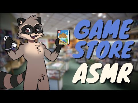 [Furry ASMR] Video Game Store Roleplay 🎮 | Personal Attention, Whispered, Keyboard Sounds...