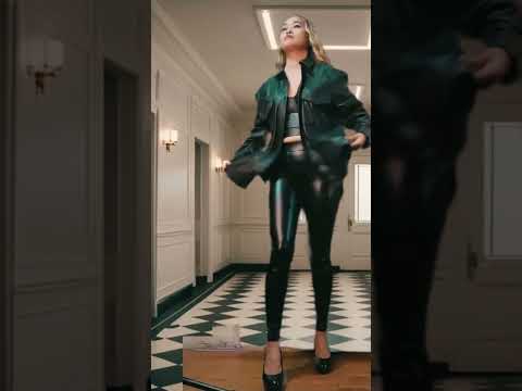 Blonde Girl in LEATHER JACKET ASMR