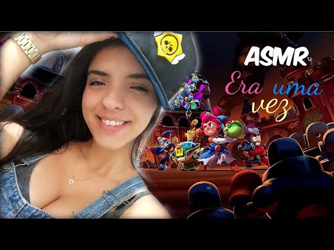 ASMR - BRAWL STARS - ERA UMA VEZ  - JOGANDO E ABRINDO CAIXAS