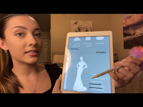 ASMR: wedding dress consultation  🤍 (soft spoken, lofi)