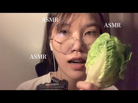 ASMR Thai Talking and Random Triggers กินผักมั้ยย