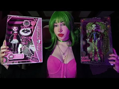 Unboxing Monster High Dolls ASMR | Tapping, Scratching, Rambling, Whispering