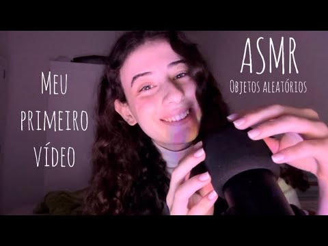 Meu primeiro vídeo de ASMR aqui no canal!!!