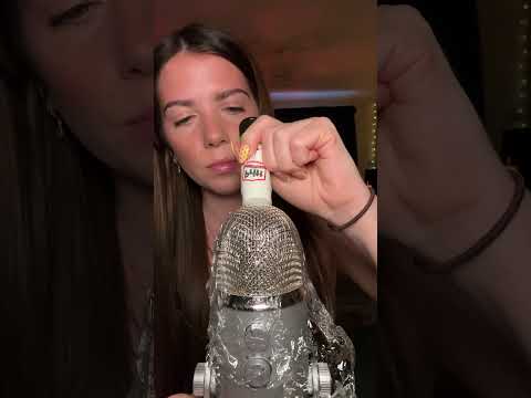 Glue on the mic ASMR #asmr #relax #tingles #sleep #triggersforsleep