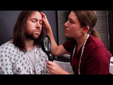 Old-School Medical Skin Check & Nursing Exam | Super Relaxing for Trouble Sleeping [ASMR]