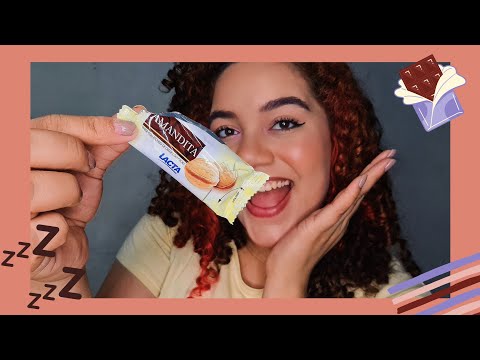 ASMR: COMENDO CHOCOLATE CROCANTE 💖💖