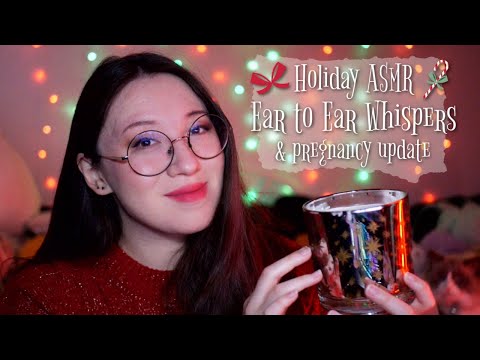 Christmas Triggers ASMR 🎄 Presents + Pregnancy Update 🎁 Ear to Ear Whispering