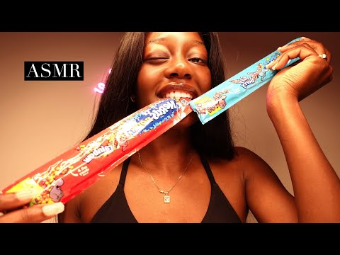 ASMR NERDS ROPE * CHEWY + CRUNCHY SOUNDS