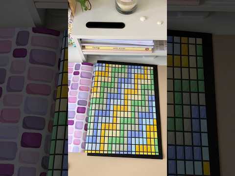 Do you like this color combo? 💛💚💙 #asmrcoloring #satisfyingvideos #oddlysatisfyingvideos #asmr