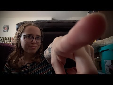 Visual ASMR | Tapping Your Face | Word Repetition and Mouth Sounds | Lofi Monday's