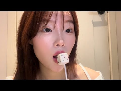 주사위 캔디🎲🍭🍬  이팅사운드 asmr (No talking) | Dlce Candy Eating Sounds, Mouth sound