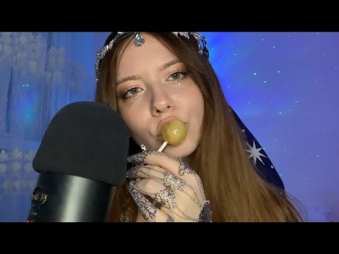 ASMR | 🩵💙Chupa Chups Lollipop 🍭 Tingly Mouth Sounds