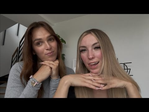 my friend tries ASMR for the first time (german/deutsch)