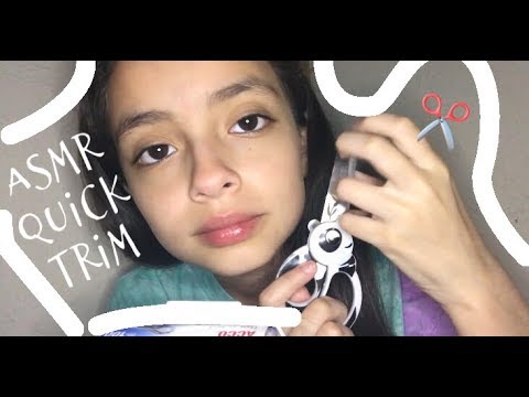 ASMR GIVING YOU A QUICK TRIM RP