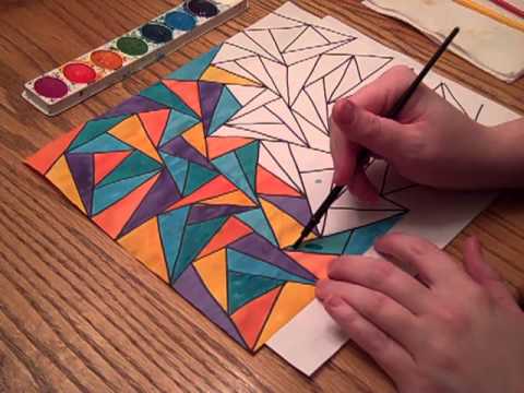 Painting With Watercolors (ASMR) (Re-upload)