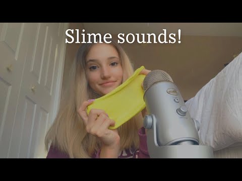 ASMR| ~Slime Sounds + Whisper Ramble~