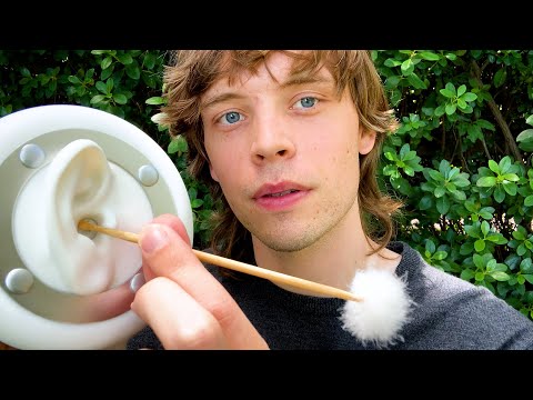 Ear Cleaning Outside ASMR