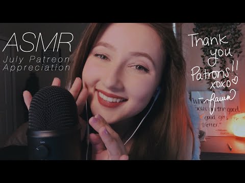 ASMR ~ Binaurally Whispering Your Names *July Patreon Appreciation*