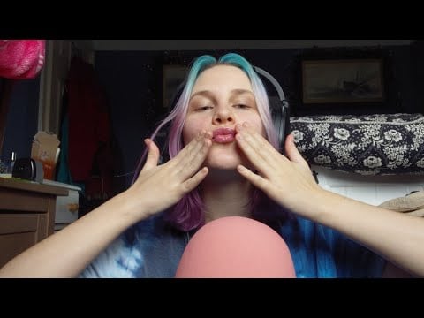ASMR- Lipstick Application + Mouth Sounds