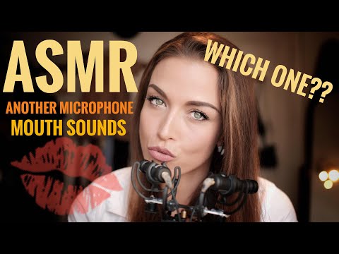 ASMR Gina Carla 👄 Different Microphone Mouth Sounds! Which One is Better?