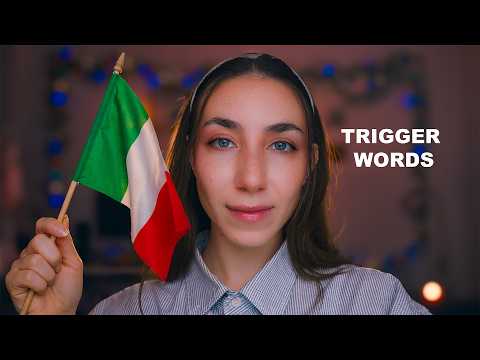 ASMR | Best Italian Trigger Words for Sleep! 😴