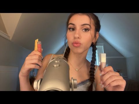 ASMR- Lipgloss Application 