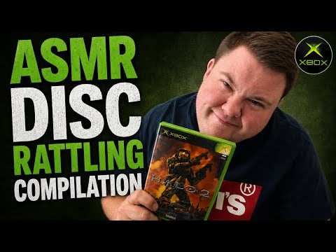ASMR XBOX DISC RATTLING OLD COMPILATION VIDEOS FOR PEACE AND RELAXATION 
