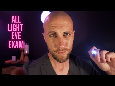 ASMR Eye Exam | Sleepy Light Triggers