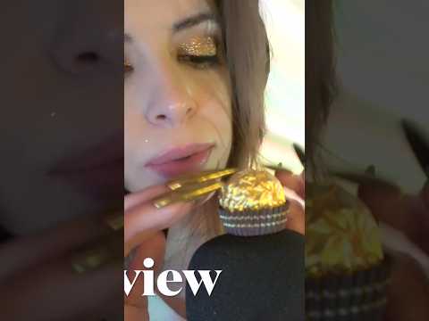 ASMR ✨ Perfect Gold Packaging Taps 🍫