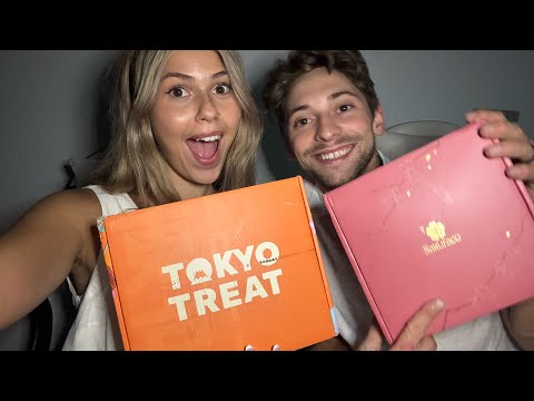 ASMR Trying Tokyo Treats + Sakuraco❤️