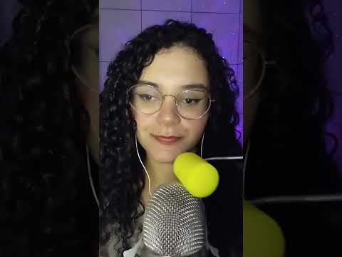 ASMR Fita no microfone