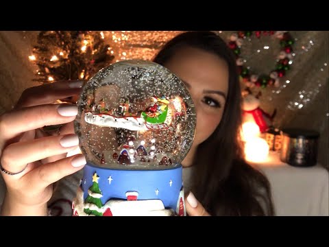 ASMR | Christmas Snow Globes ☃️❄️