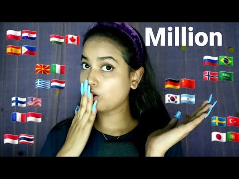 ASMR Whispering *Million* in 35+ Different Languages