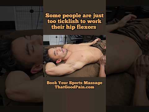 Dancer too ticklish for Illiacus massage #massage #houston