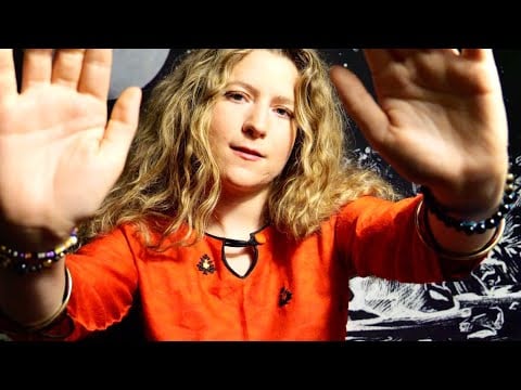 ASMR Reiki | Energy Cleanse for Sleep + Hypnotic Hand Movements + White Noise Ocean Sounds