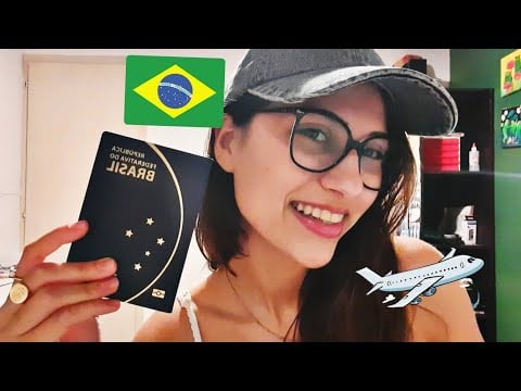 ASMR FAZENDO MALA PRO BRASIL🇧🇷🛫✨️