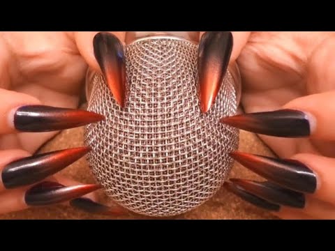 ASMR Sleep 💤💤 Mic Scratching ONLY With Long Nails ~ Brain Massage No Talking ASMR