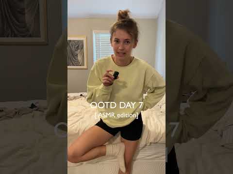 very low energy today lol but ASMR OOTD Day 7! ✨ took a short break but we back #asmr #ootd
