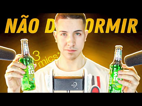 TENTE NÃO DORMIR – ASMR COM *3 MICROFONES*